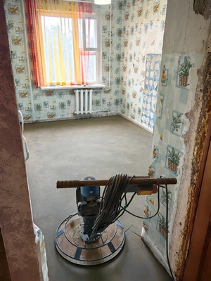 полусухая стяжка